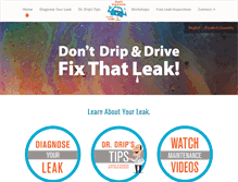 Tablet Screenshot of fixcarleaks.org
